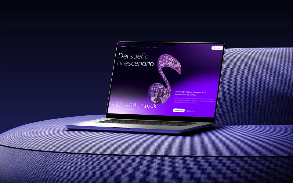 Sitio web de Top Dream